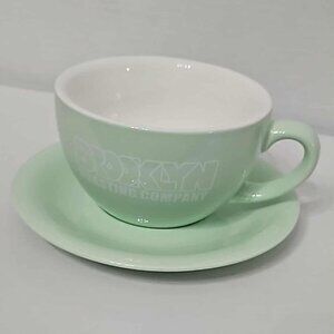Brooklyn Roasting Company Latte Cup w/ saucer
